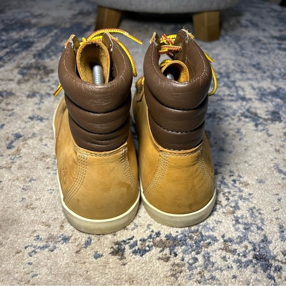 Timberland Dausette Wheat Brown Lace-Up Ankle Sneakers Size 9 - Picture 7 of 9